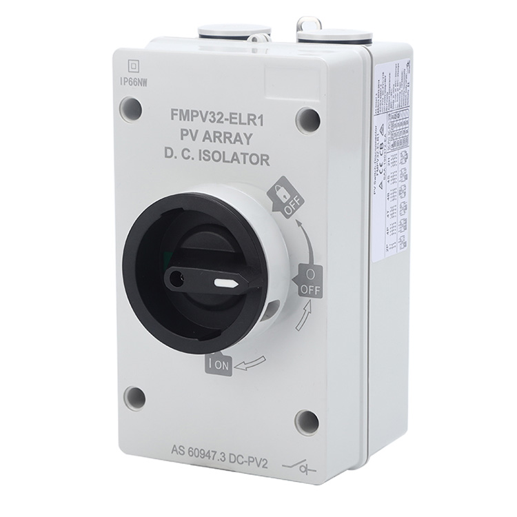 Ip66 Dc Waterproof Isolator Switch Miaraka amin'ny Air Valve